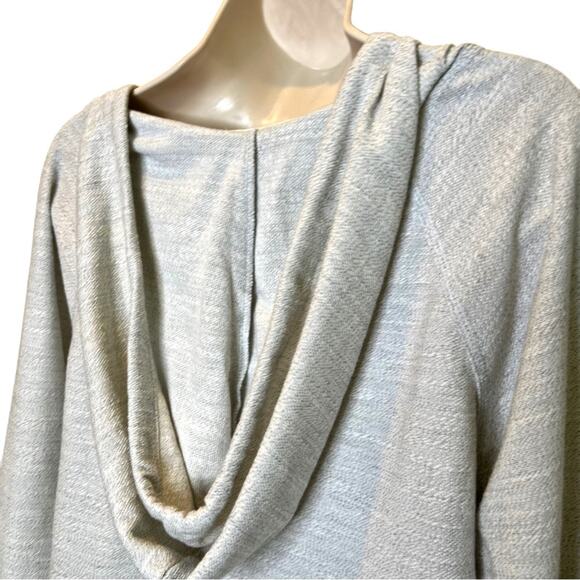ROXY Pullover Hoodie The One Time Sweater in Light Heather Gray Size XL - Picture 6 of 8